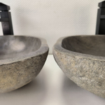 Раковина из речного камня ПАРА! RS-63826 48*38*15 2шт 0126