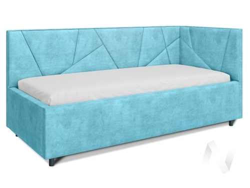 Кровать Рица детская с подъемным механизмом (Brendy Ocean; 4 категория) левая