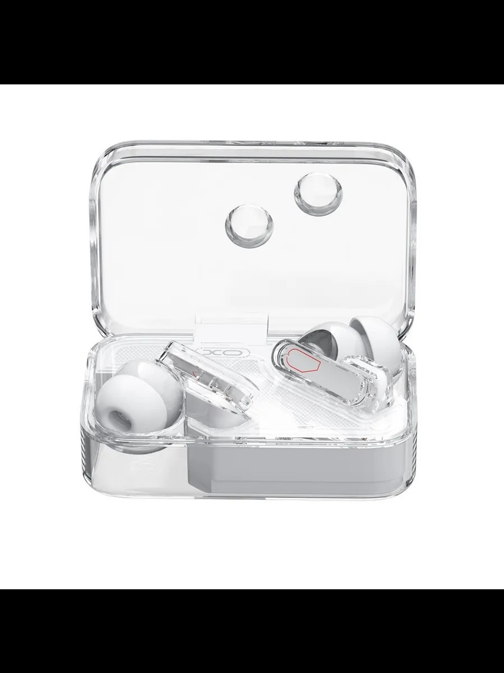 Наушники беспроводные XO-G21 Crystal Translucent Dual-Mic ANC+ENC