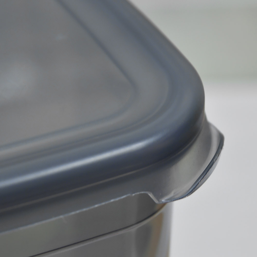 Емкость для сыпучих продуктов 2,1л, серый