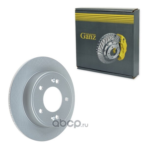Диск тормозной задний Hyundai Creta 1.6 4х2 Kia Soul (262мм.) (GANZ)