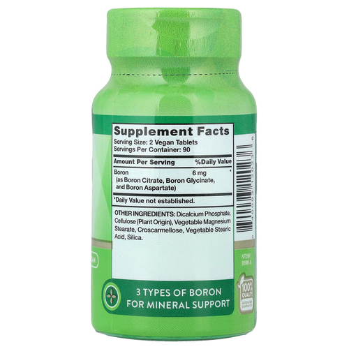 Nature's Truth, комплекс бора тройного действия, 180 таблеток (3 мг в одной таблетке)