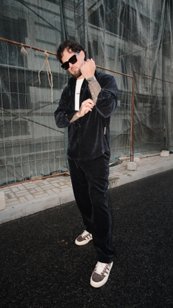 Брюки "Velvet" синие