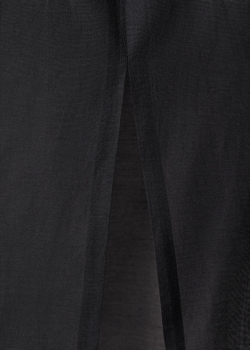 Полупрозрачная миди-юбка из шелка