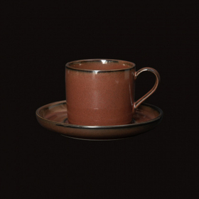 ЧАЙНАЯ ПАРА 230мл, красный "Corone Carmen"