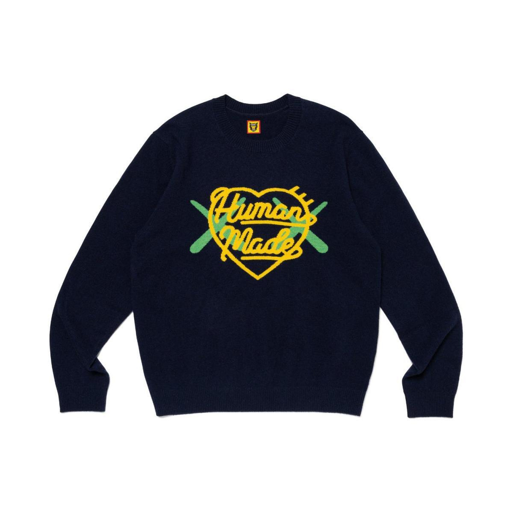 Свитеры HUMAN MADE x KAWS FW23 Logo, XX26CS004