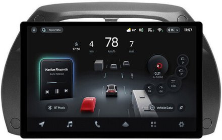 Магнитола для Toyota RAV4 2 2000-2003 - Teyes CC4-PRO монитор 13" 2K QLED на Android 13, Snapdragon 778G, 8+128, AI, CarPlay, DSP, 4G SIM-слот