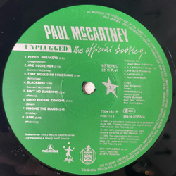Винтажная виниловая пластинка LP Paul McCartney Unplugged (Holland 1991)