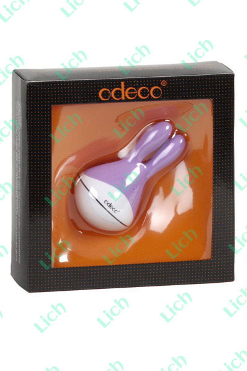 Лиловый вибромассажер Улыбчивая зайка Totoro