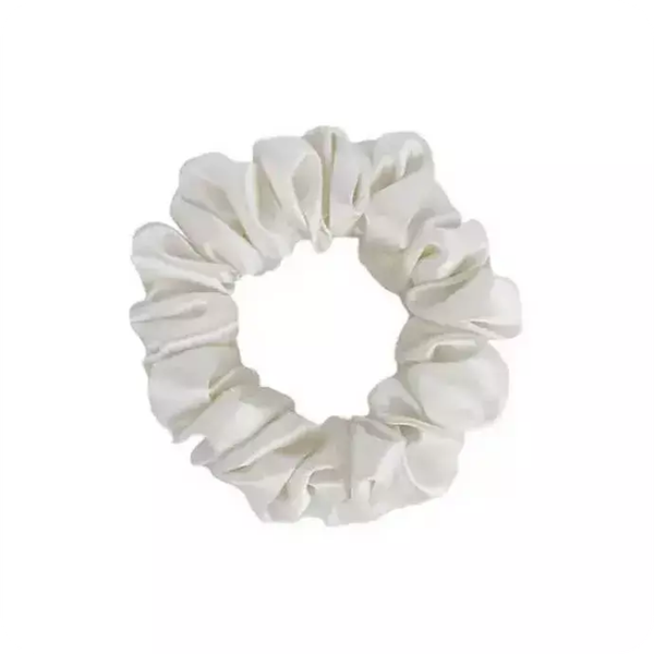 Резинка шелковая средняя белая