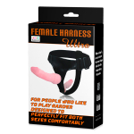 Женский страпон 16,5см с вагинальной пробкой 10,5см Baile Female Harness Ultra BW-022020