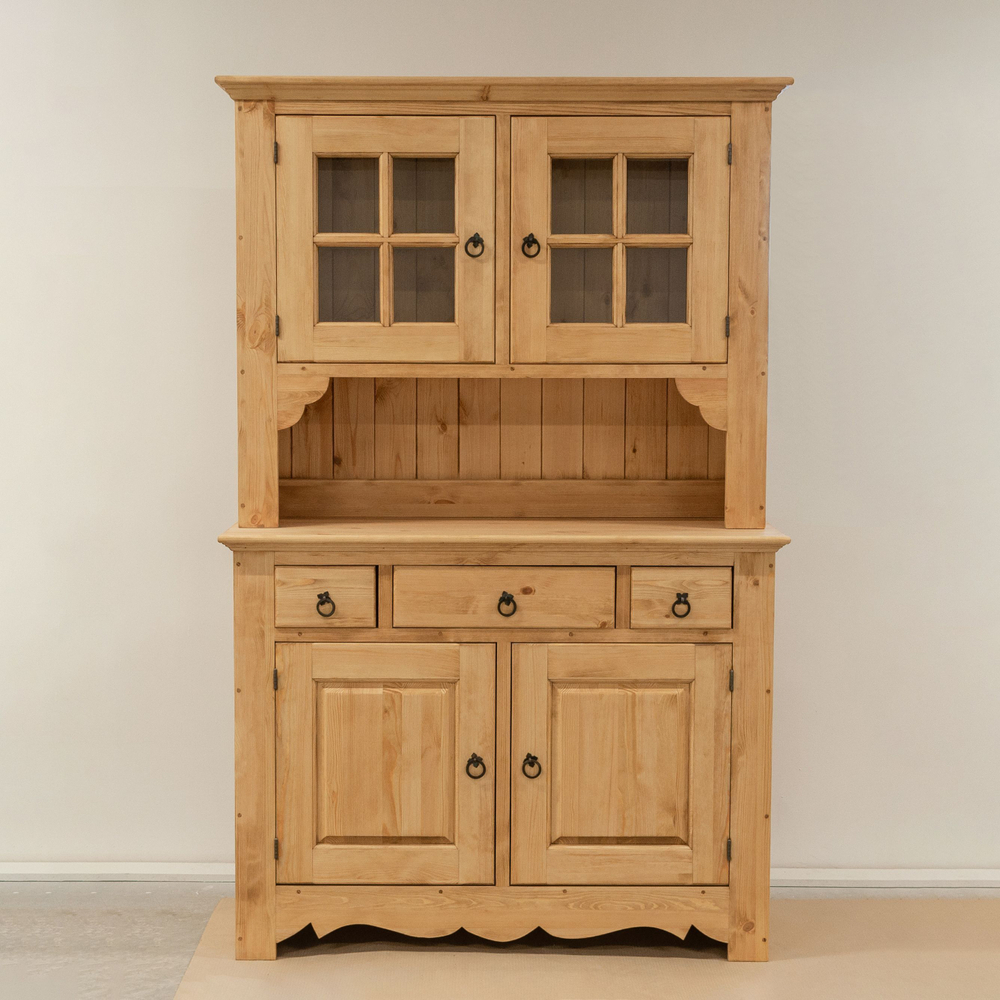 Тумба кухонная Прованс 2 двери 3 ящика из массива сосны (нижняя часть буфета)