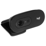 Веб-камера Logitech C505e, 1Мп, черный, HD, 1-mic, 30FPS, USB 2м (960-001373)
