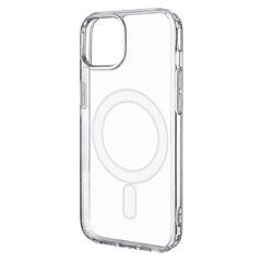 Силиконовый чехол Clear Case с магнитом (MagSafe) для iPhone 15 Plus (Прозрачный)