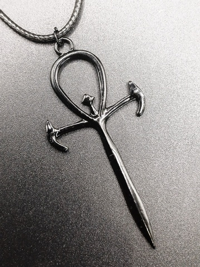 Кулон "Анх" египетский крест жизни. Черный