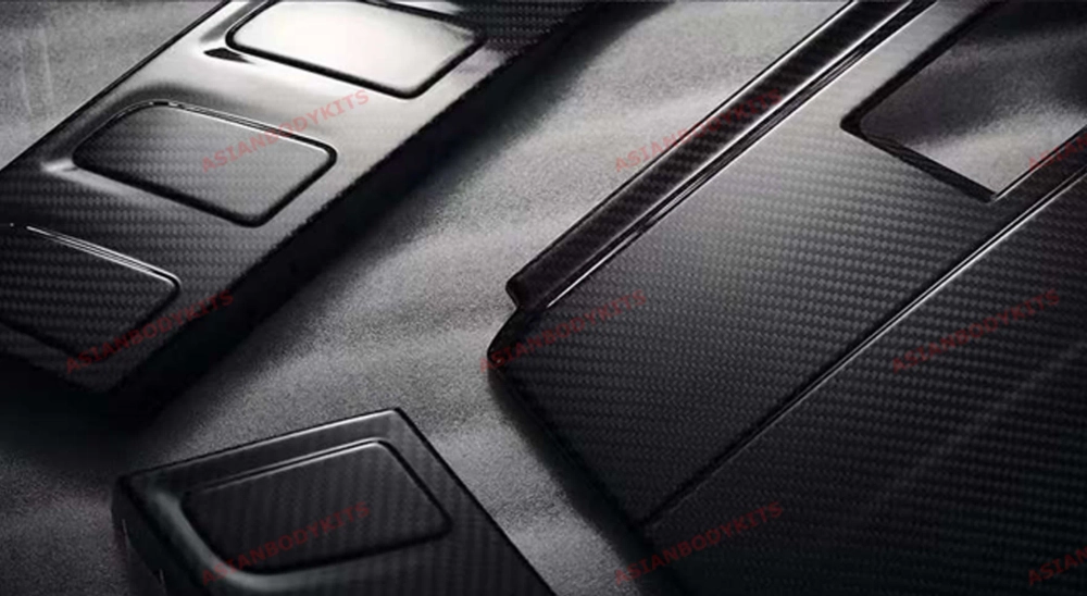 Карбоновый комплект крышек двигателя для Mercedes-Benz W463A/W464 G500 / G550 2018+ Мерседес Гелик гелентваген