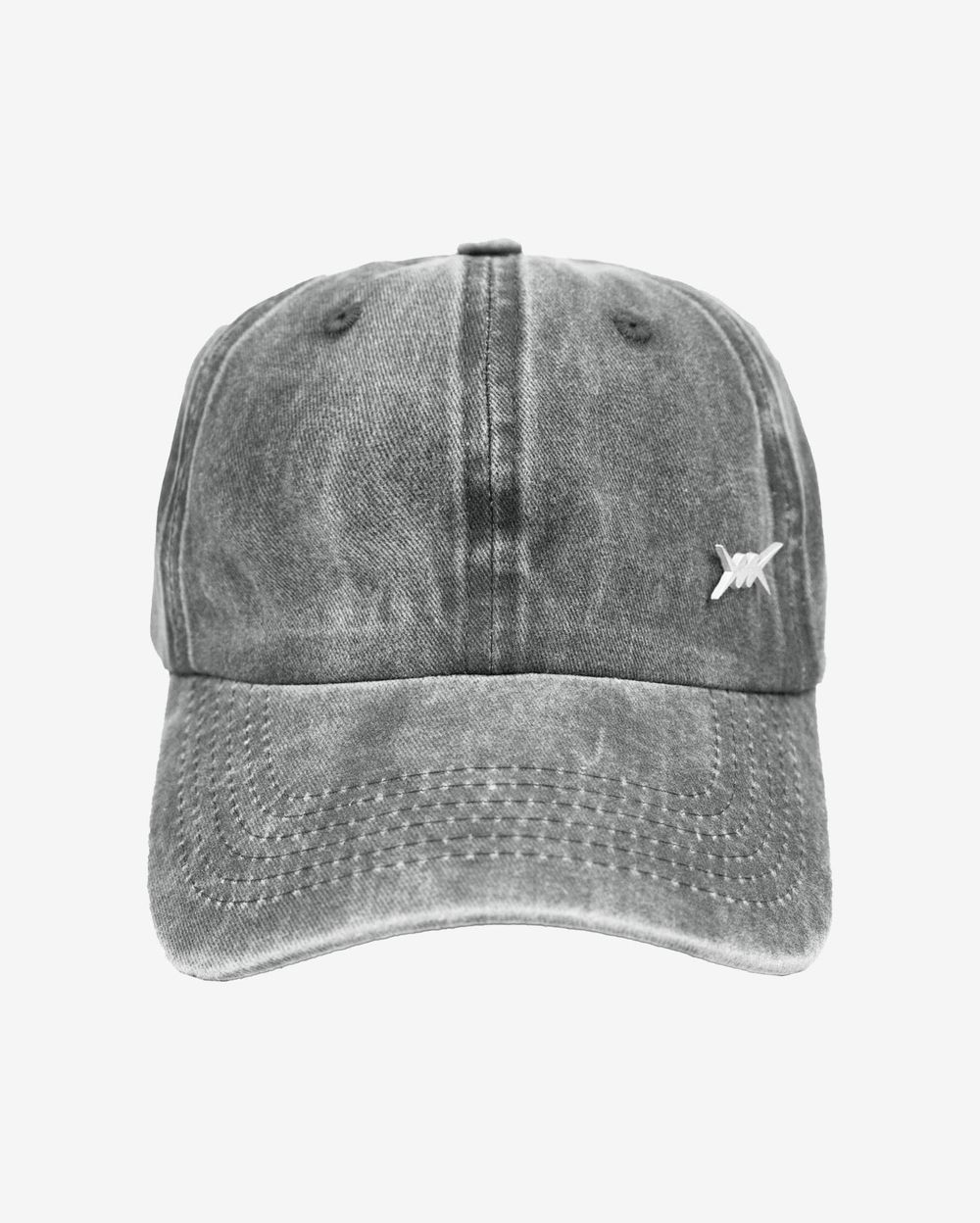 Кепка Молодость Washed Pin серая