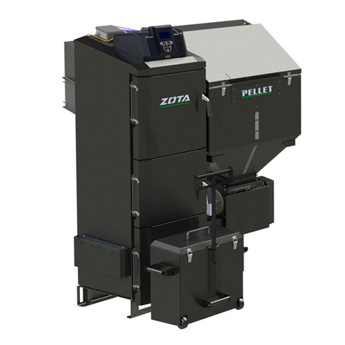 Котел пеллетный ZOTA Pellet Black 105 кВт 2R-700 комплект (корпус + мех. подачи + горелка + бункер)
