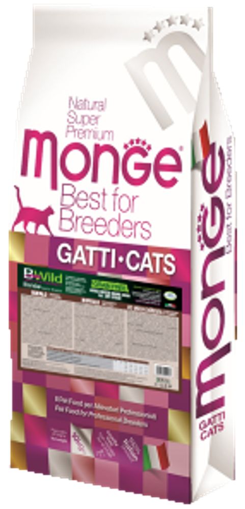 Monge BFB BWILD Low Grain KITTEN GOOSE для котят гусь, 10 кг