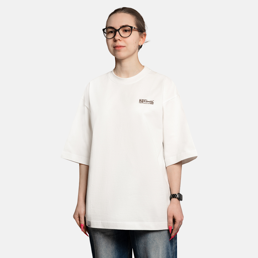 Футболка HAIDED DECONSTRUCTION Ecru