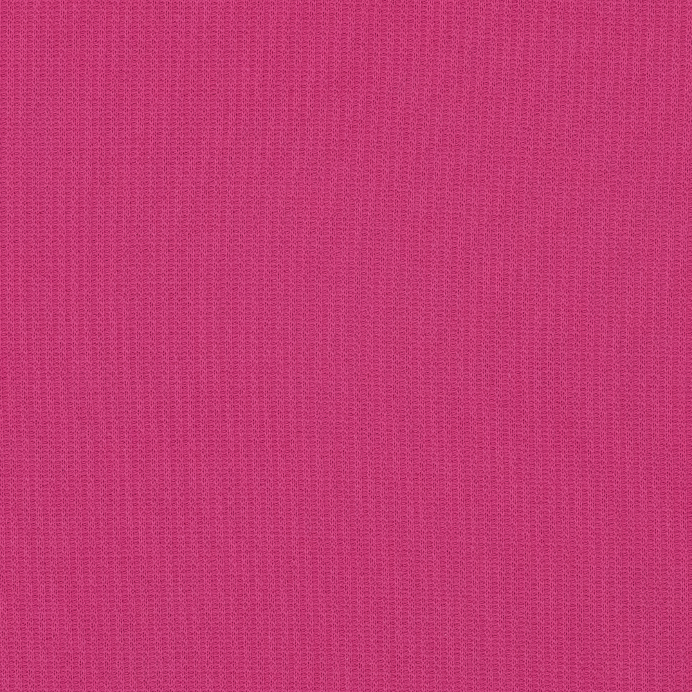 Фактурное вязаное полотно насыщенно-розового цвета (355 г/м2)
