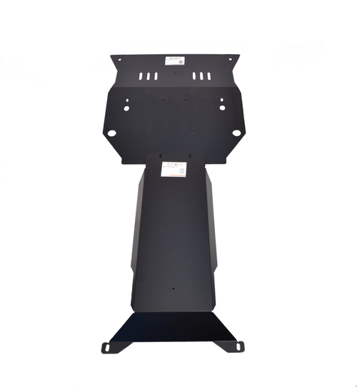 Защита ALFeco картера двигателя и кпп для Chevrolet Camaro 2010- 2015, V-3,6 2 части (сталь 2 мм) арт.ALF0322st