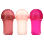 Boon, Nursh, силиконовый флакон, для 3 месяцев, средний, 3 флакона по 236 мл (8 унций)