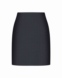 Юбка мини из костюмной ткани