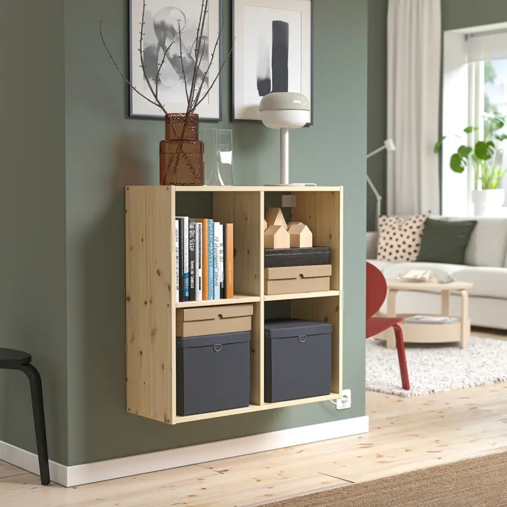 Стеллаж - IKEA IVAR, 80х30х83 см, сосна, ИВАР ИКЕА
