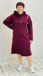 Платье МС-14007 (бордо)