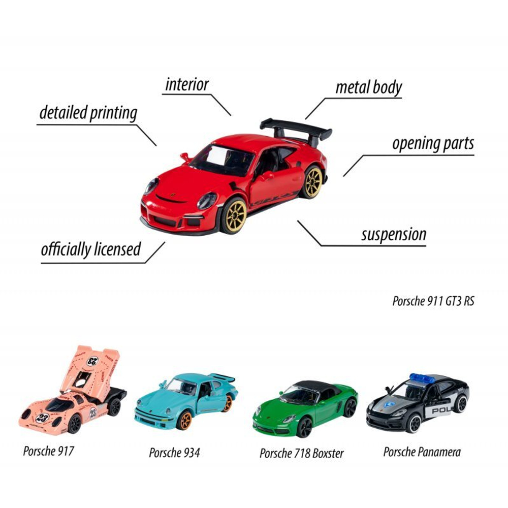 набор из 5 автомобилей Porsche 2053171