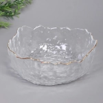 Салатник стеклянный «ICE CRYSTAL» 16см прозрачный