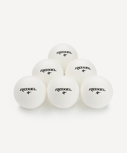 Мяч для настольного тенниса 1* Tactic, белый, 6 шт.