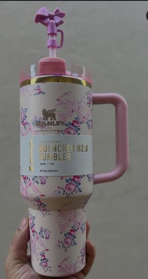 Termos \ Термос Stanley Quencher H2.0 Tumbler Love Shack Fancy 4 1180 ml