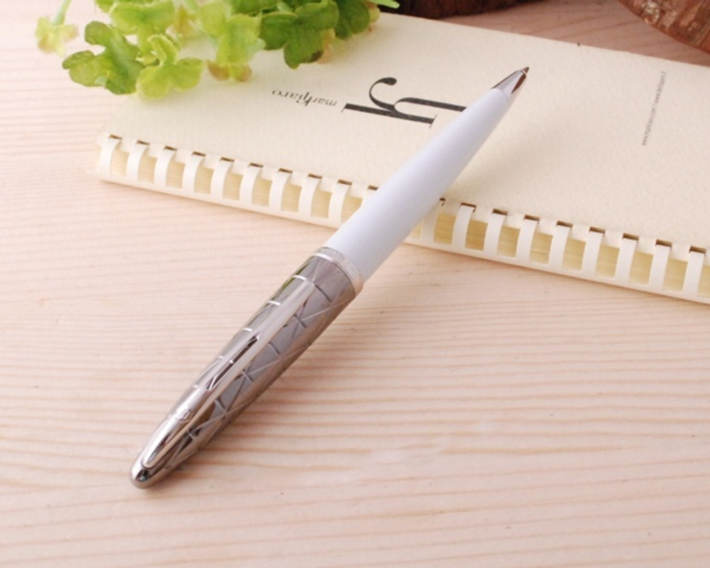 *Шариковая ручка Waterman Carene, цвет: Contemporary white ST, стержень: Mblue