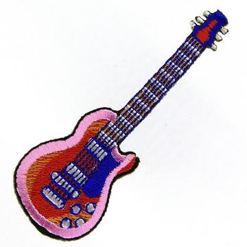 Нашивка Гитара мал синяя