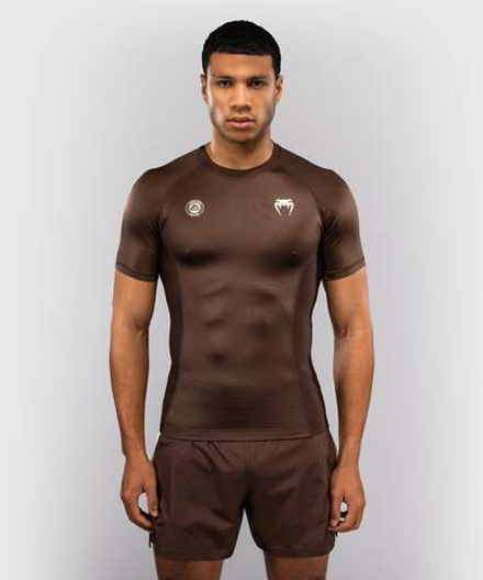 Рашгард Roger Gracie Academy by Venum Dark Brown S/S