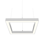 Светильник LED квадратный Quadro 648W 4550х70х50мм 5000К белый подвесной IP40