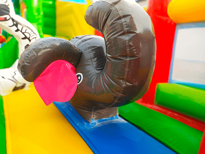 Коммерческий надувной батут «Попугайчики» 6*4*2,8 м