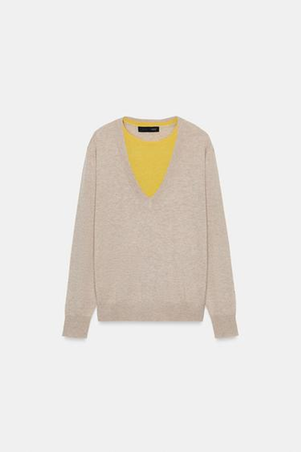 Вязаный свитер с добавлением шерсти - ZARA