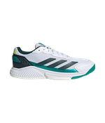 Кроссовки для падел Adidas Courtquick Padel M Белые/Зелёные 2025 | Мужская спортивная обувь