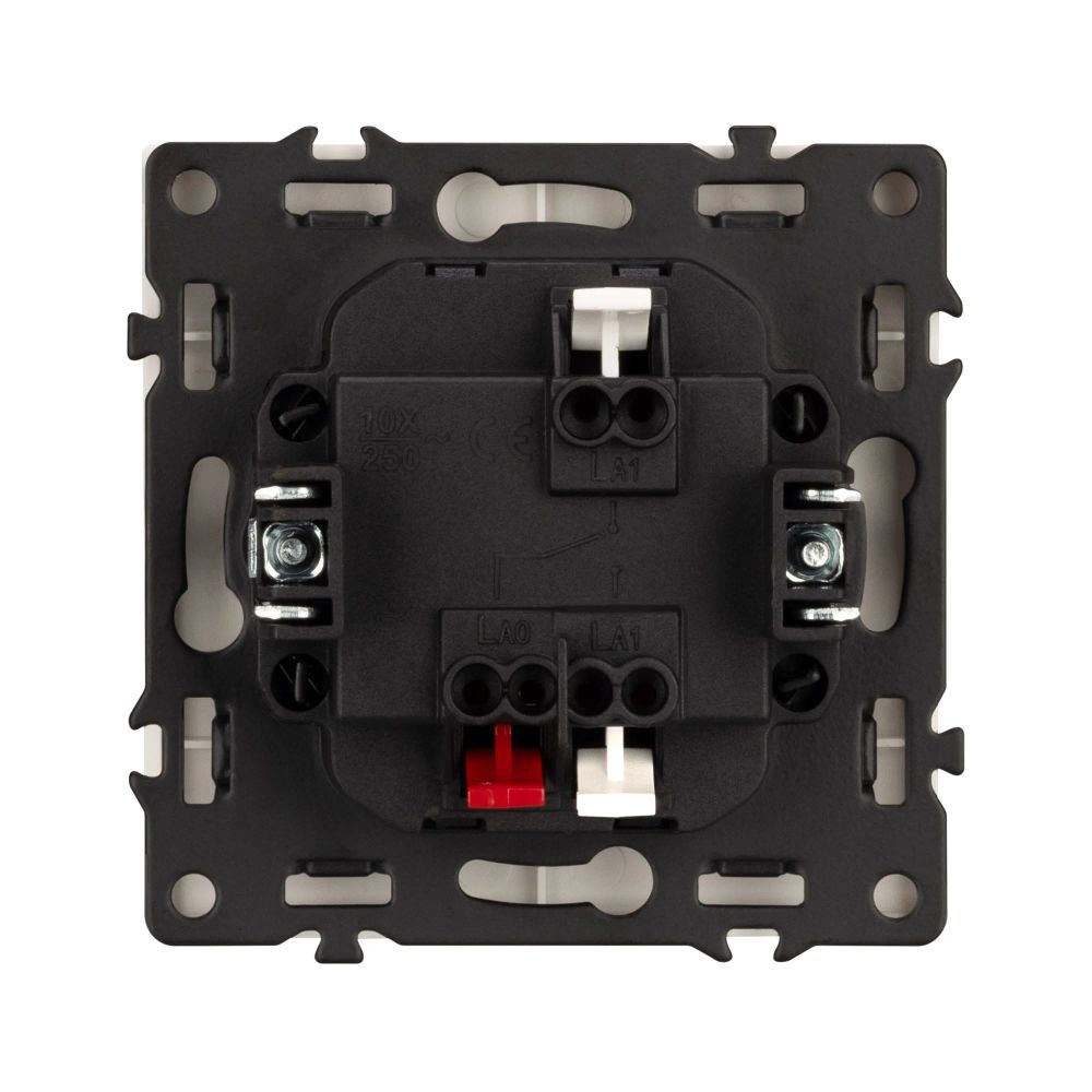 Механизм выключателя одноклавишный проходной SWT-NOBE-MKP1-SFPL-GD (230V, 10A) (Arlight, Золотой песок) 054247