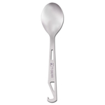 Ложка с крючком титановая T-Gear Titanium Hooked Spoon Polished