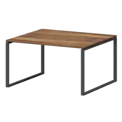 Бенч двойной на металлокаркасе СМС2-О-18К.120.Пр25  1800x1236x750 Смарт