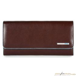 Кошелек женский Piquadro Blue Square коричневый (PD3889B2/MO)