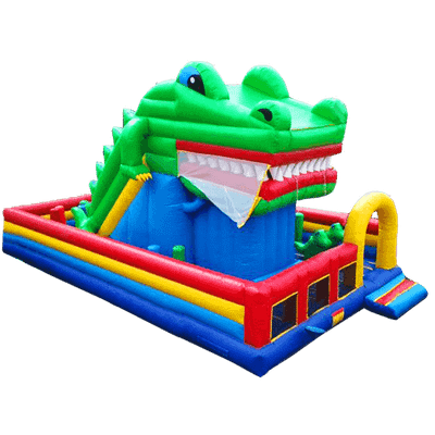 Надувная горка-робот "Дракоша" 10*6*5 м