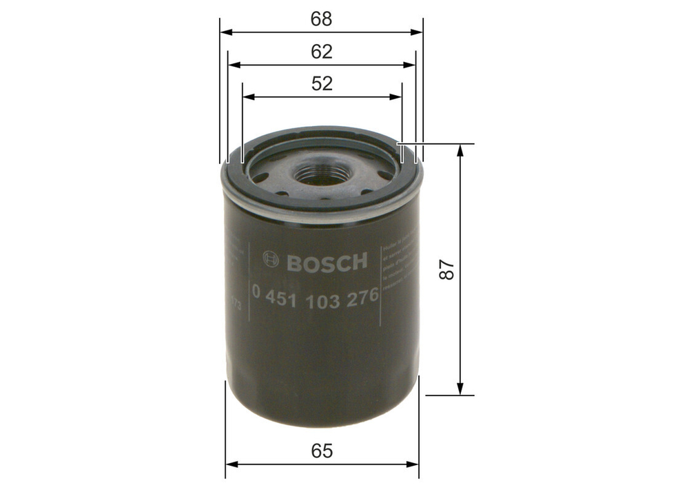 BOSCH - 0451103276-BOC - Oil Filter