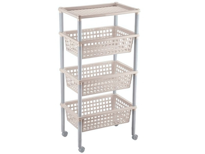 Этажерка для овощей "Элиза" 3 корзины и 1 полка