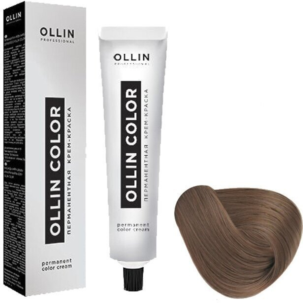 OLLIN COLOR 8/7 светло-русый коричневый 60мл Перманентная крем-краска для волос