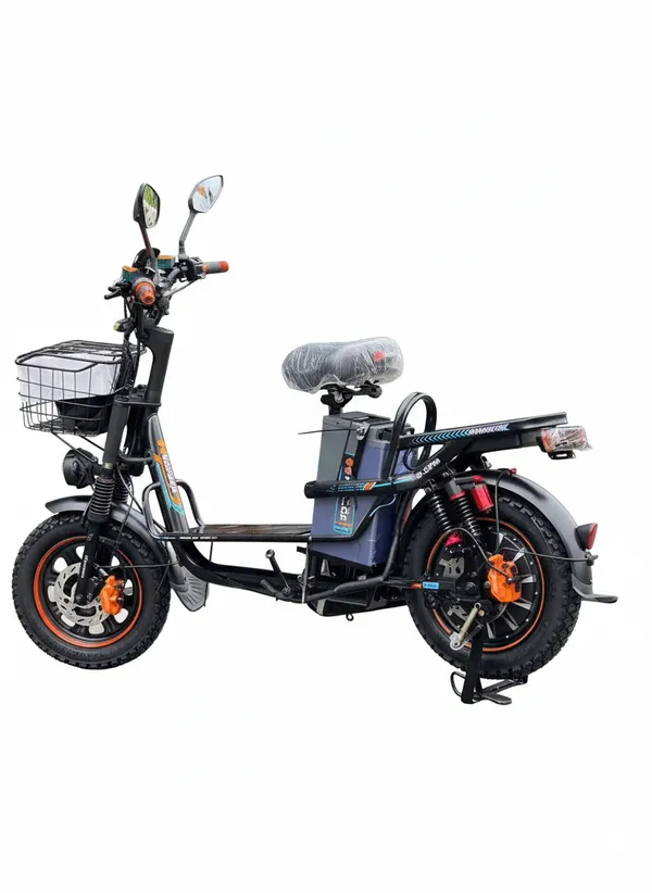 Электровелосипед WENBOX W33 PRO 1200W (60V/30Ah) с амортизаторами, большой дисплей фото №5